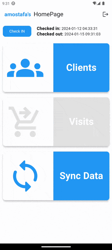 Merchandising App GIF